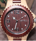 Houten horloge 2-kleurig
