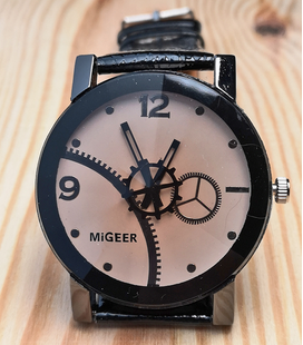 Steampunk Horloge Zwart
