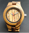 Zebra-houten Dames Horloge