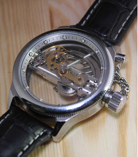 Horloge met automatisch uurwerk