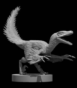 Deinonychus feathered