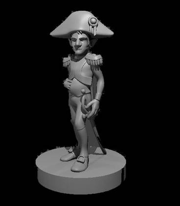 Gnome Male Napoleonic Paladin