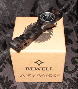 Bewell Houten horloge