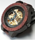 Houten Horloge met Mechanisch Uurwerk
