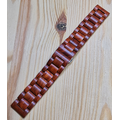 Zebrahout horlogeband 22 mm