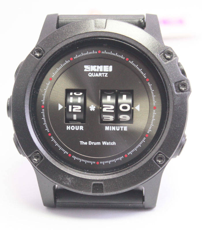 Drum-watch Zwart