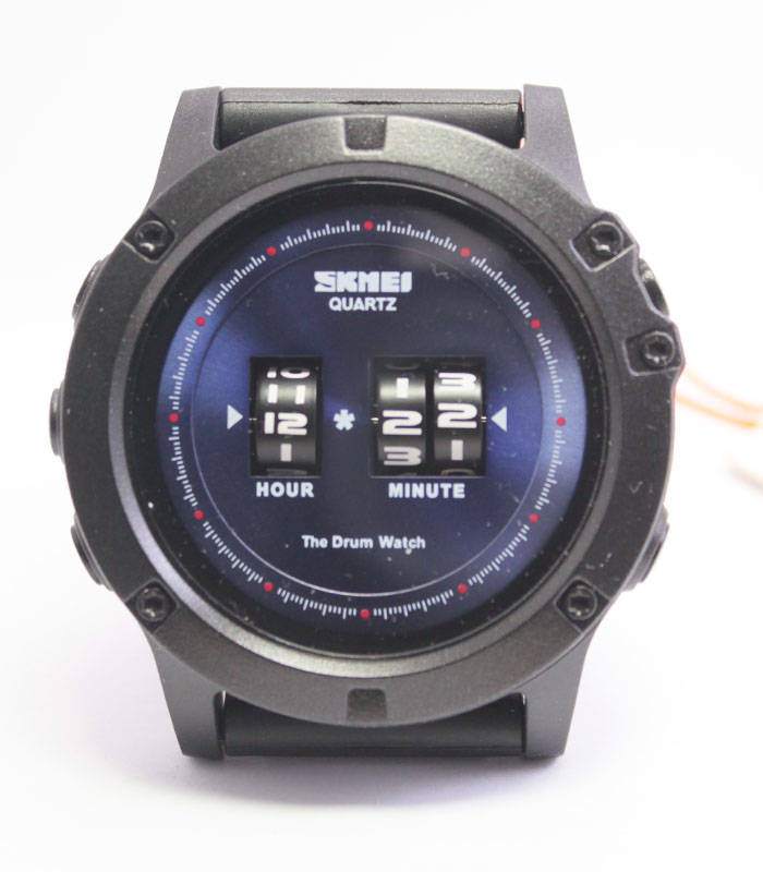 Drum-watch blauw