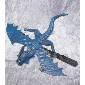 pols-draak Blauw